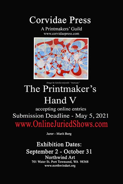 Poster for the Printmaker's Hand V Show